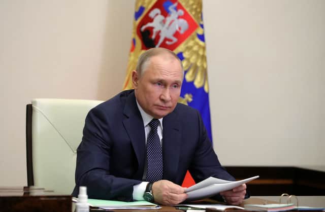 Putin demanded that “unfriendly countries” which purchase Russian gas must pay in roubles. (Credit: Getty Images)