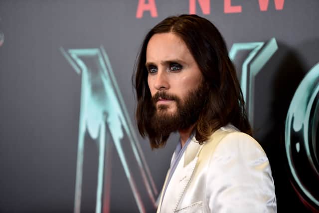 Jared Leto as Morbius at the premiere 