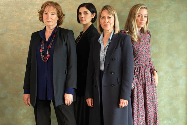 Deborah Findlay, Annabel Scholey, Nicola Walker, and Fiona Button star in The Split