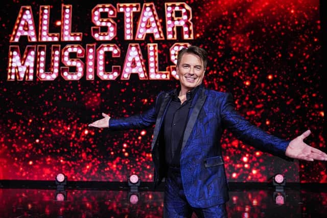 <p>All Star Musicals returns to ITV with host John Barrowman (ITV)</p>