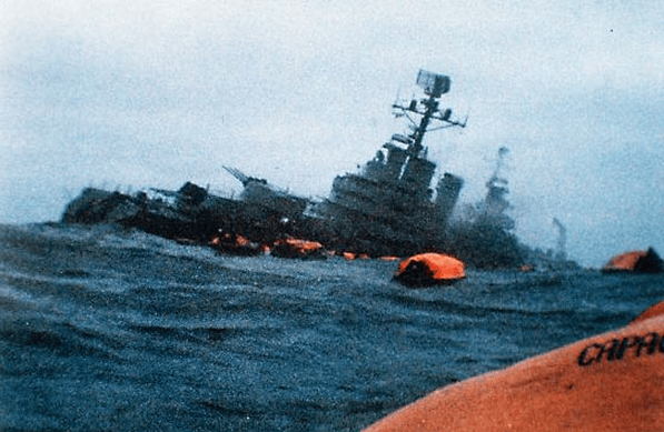 The sinking of the Belgrano (Credit: Martín Sgut)