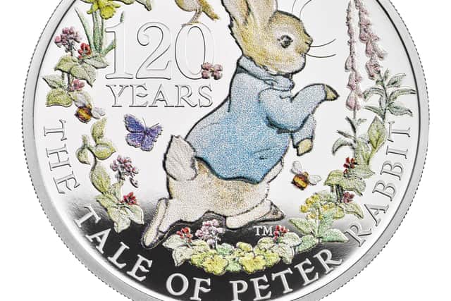 The coin marks 120 years since the first publication of The Tale of Peter Rabbit (Photo: PA)