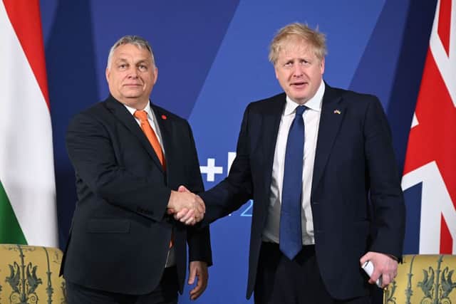 Viktor Orban’s successful campaigns have provided a blueprint to other populist leaders, like Boris Johnson (image: AFP/Getty Images)