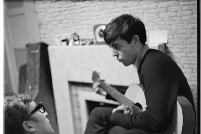 Sir Paul McCartney and John Lennon writing in Sir Paul’s childhood home (Photo: PA)