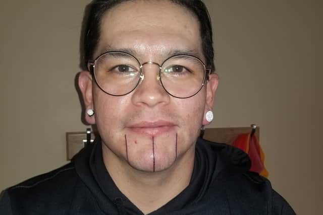 A cultural tattoo connects the current generation with their ancestors