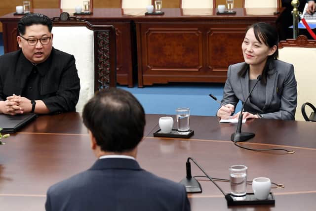 Kim Yo-jong often attends meetings and summits with her brother. (Credit: Getty Images)