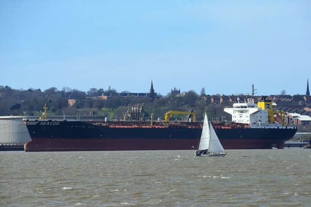 On 5 March, dockers in Cheshire refused to unload Russian oil transported by a German-flagged vessel (Photo: LINDSEY PARNABY/AFP via Getty Images)