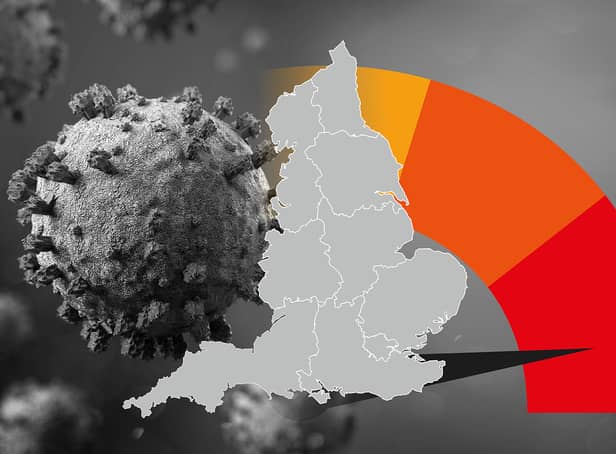 <p>Covid case rates have reached their highest ever level in England (Composite: Kim Mogg / JPIMedia)</p>