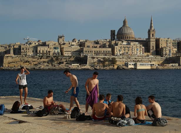 <p>Malta will scrap quarantine rules for unvaccinated travelers from red list countries next week</p>