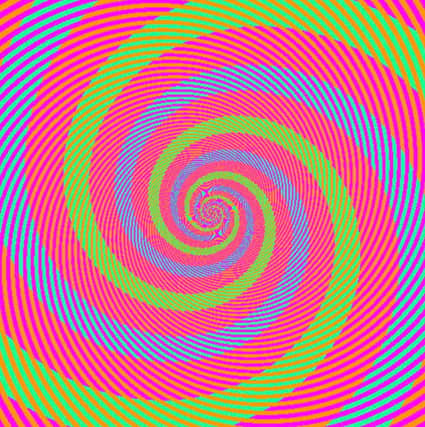 Do you see a blue and green swirl in the image? (Photo: JOLLY / YouTube) 