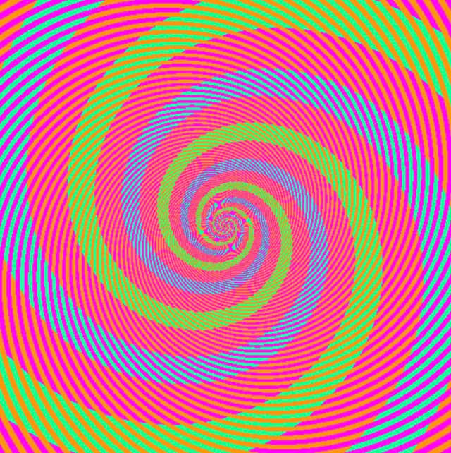 <p>Do you see a blue and green swirl in the image? (Photo: JOLLY / YouTube) </p>