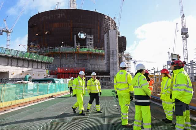 Nuclear plants, like the one being constructed at Hinkley Point, are a key part of the energy security strategy (image: Getty Images) 