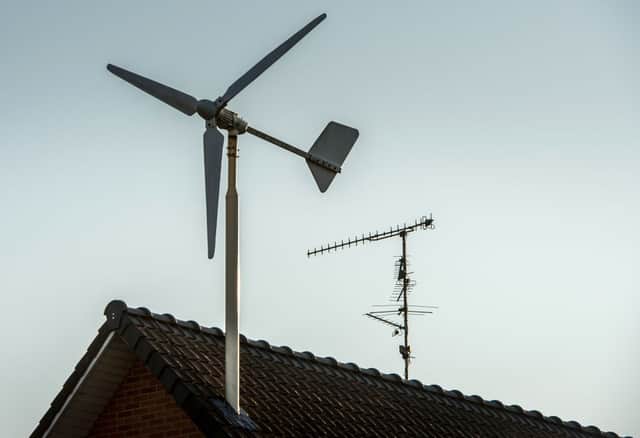 You don’t need planning permission to put a turbine on your home in England (image: AFP/Getty Images)