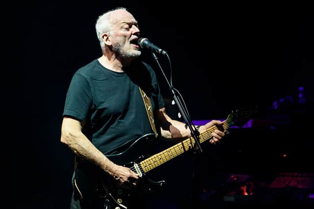David Gilmour said all the works of Pink Floyd, from 1987 onwards, and his own solo recordings, would be removed from all digital music providers in Russia and Belarus (Photo by Matthew Eisman/Getty Images)