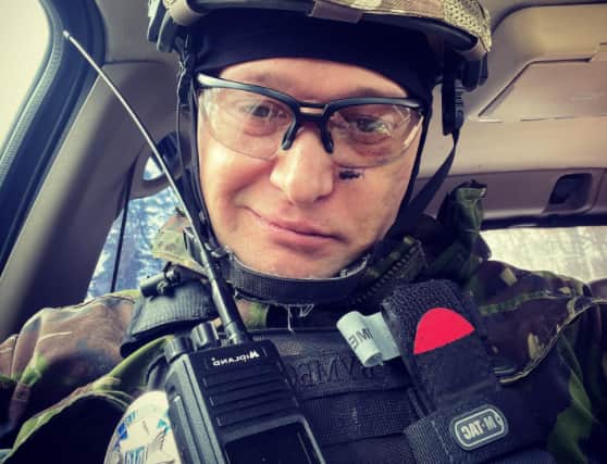 Andriy Khlyvnuk joined the Ukrainian military to fight against the Russian invasion (Photo: Instagram/Andriy Khlyvnuk)