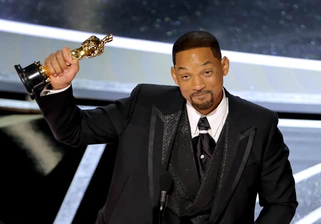 Within minutes of slapping Chris Rock, Will Smith was back on stage to accept the Best Actor Oscar