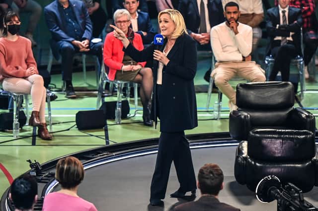 Marine Le Pen was president of the National Front (renamed National Rally in 2018) from 2011-2021