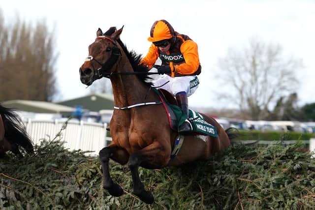 Noble Yeats on their way to winning the Grand National (Photo: PA)
