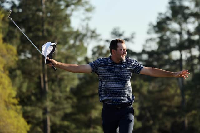 Scheffler won his first major Golf Tournament at the Masters