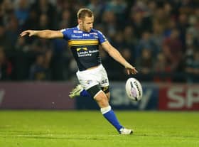 Rob Burrow back in 2015 for Leeds Rhino. He was diagnosed with MND in 2019. 