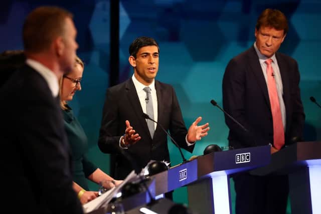Rishi Sunak was viewed favourably by the Conservative Party after strong performances in 2019 general election debates (image: AFP/Getty Images)