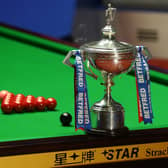 The Snooker World Championship trophy. 