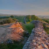 Hadrian’s Wall dates from AD 122 and stretches 73 miles from coast to coast (Photo: Adobe Stock)