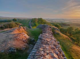 Hadrian’s Wall dates from AD 122 and stretches 73 miles from coast to coast (Photo: Adobe Stock)