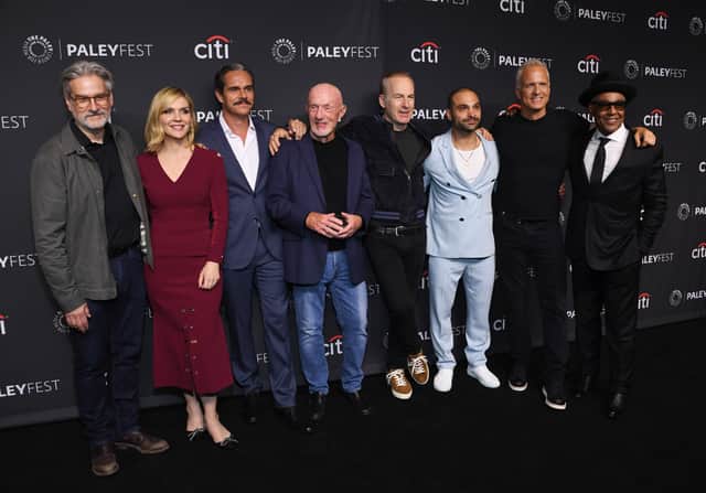 The cast of Better Call Saul reunite for the final season of the Breaking Bad spin off