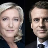 Marine Le Pen and Emmanuel Macron are set to come face-to-face in the French presidential run-off vote. (Credit: Getty Images)