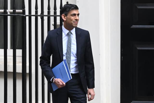Rishi Sunak was fined by the Met Police for his role in the partygate scandal. (Credit: Getty Images)