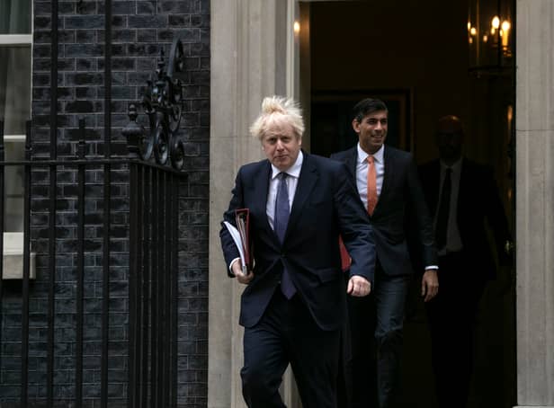 <p>There have been calls for Boris Johnson and Rishi Sunak to resign after being penalised for breaking the law (Credit: Getty Images)</p>