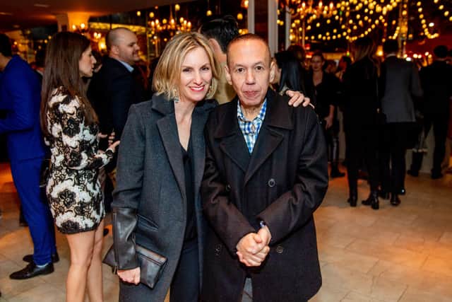 Dara Kravitz and Gilbert Gottfried at the opening night party during the 2018 Tribeca Film Festival (Photo: Roy Rochlin/Getty Images for Tribeca Film Festival)