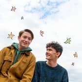 Kit Connor as Nick Nelson and Joe Locke as Charlie Spring in Heartstopper (Credit: Netflix)