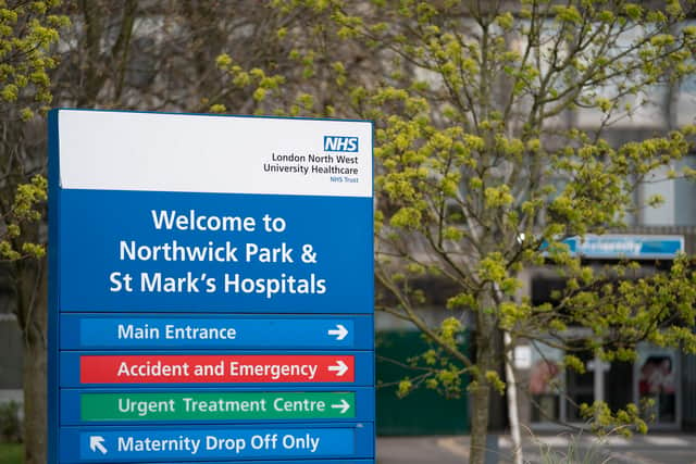 Ms Malik was rushed to Northwick Park Hospital on 26 March (Credit: PA)