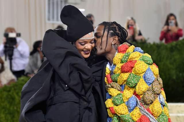 Rihanna and ASAP Rocky at the 2021 Met Gala (Photo: ANGELA WEISS/AFP via Getty Images)