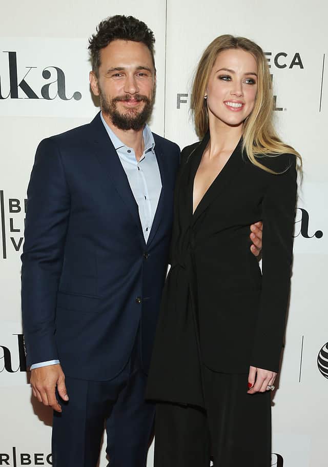 James Franco and Amber Heard at the premiere of The Adderall Diaries during the 2015 Tribeca Film Festival (Photo: Jemal Countess/Getty Images for the 2015 Tribeca Film Festival)