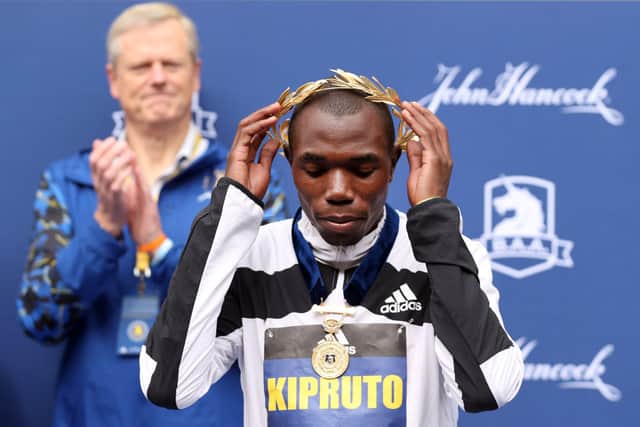 Benson Kipruto will be looking to defend his Boston Marathon crown (image: Getty Images)