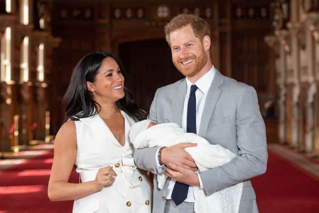 The royal couple alleged in the Oprah interview that a racist comment about their son, Archie, was made before he was born (Photo: Dominic Lipinski - WPA Pool/Getty Images)