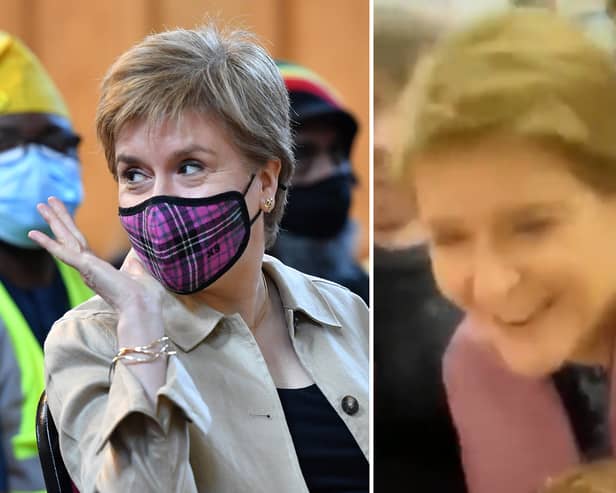 Nicola Sturgeon was filmed without a mask in a barber shop (Photo: Getty / contributed)
