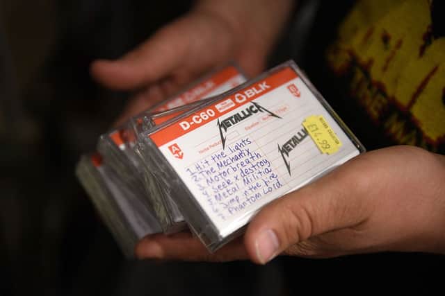 Limited edition cassettes - a format which is also making a comeback -  are sometimes also released as part of Record Store Day (Photo: OLI SCARFF/AFP via Getty Images)