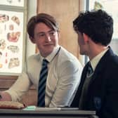 Kit Connor as Nick Nelson (left) and Joe Locke as Charlie Spring (right) in the new Netflix LGBTQ+ teen drama series, Heartstopper (Credit Rob Youngson/Netflix)