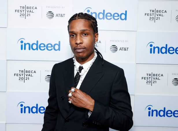 <p>A$AP Rocky at 2021 Tribeca Festival Premiere of Stockholm Syndromeat Battery Park on June 13, 2021 in New York City (Photo: Arturo Holmes/Getty Images for Tribeca Festival)</p>
