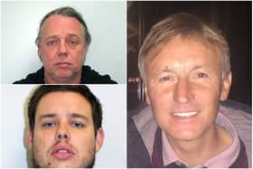 Bobby Ternent (bottom left) and his dad Gary (top left) murdered John Avers (Right).
