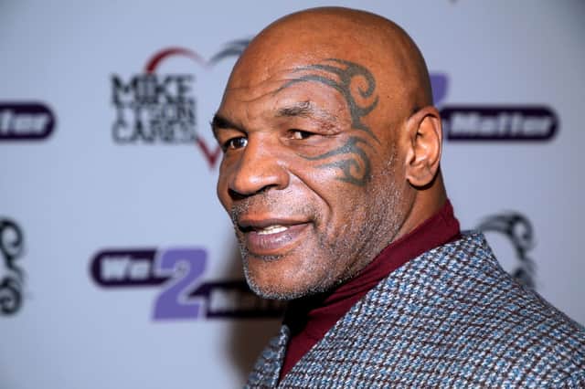 Mike Tyson at the Mike Tyson Cares & We 2 Matter Fundraiser on December 05, 2021 in Newport Beach, California (Photo: Phillip Faraone/Getty Images)