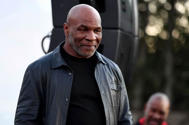 Mike Tyson at the Celebration of Smiles Event hosted by Dionne Warwick on her 81st Birthday, December 12, 2021 in Malibu, California (Photo: JC Olivera/Getty Images)
