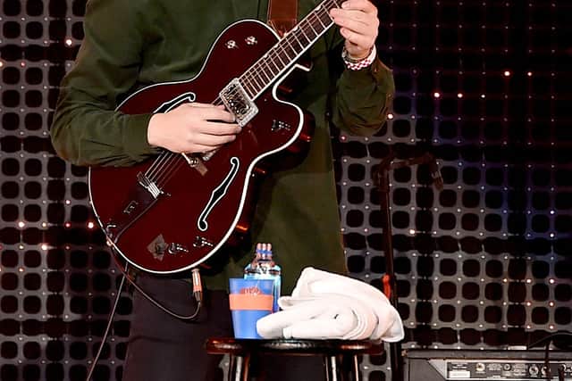George Ezra performing onstage during 106.7 KROQ Almost Acoustic Christmas 2015 at The Forum on December 13, 2015 in Los Angeles, California (Photo: Kevin Winter/Getty Images for CBS Radio)