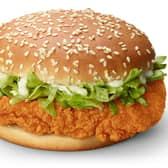 The McSpicy burger will be available at McDonald’s from 27 April (Photo: McDonald’s)