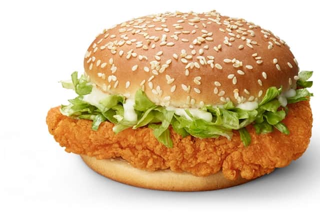 The McSpicy burger will be available at McDonald’s from 27 April (Photo: McDonald’s)