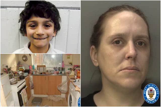 Laura Heath has been found guilty of the manslaughter of her son Hakeem Hussain, 7, who died after an asthma attack alone and “gasping for air” in a garden.